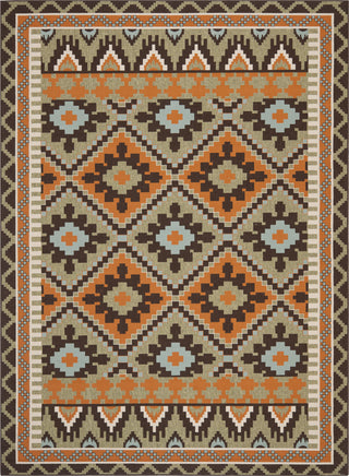 Safavieh Veranda VER096 Green/Terracotta Area Rug 