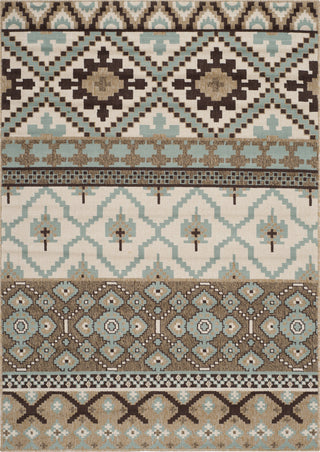 Safavieh Veranda VER097 Creme/Brown Area Rug 