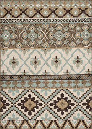 Safavieh Veranda VER097 Creme/Brown Area Rug 