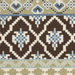 Safavieh Veranda VER097 Chocolate/Blue Area Rug 