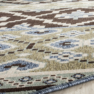 Safavieh Veranda VER097 Chocolate/Blue Area Rug 