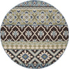 Safavieh Veranda VER097 Chocolate/Blue Area Rug 