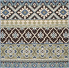 Safavieh Veranda VER097 Chocolate/Blue Area Rug 