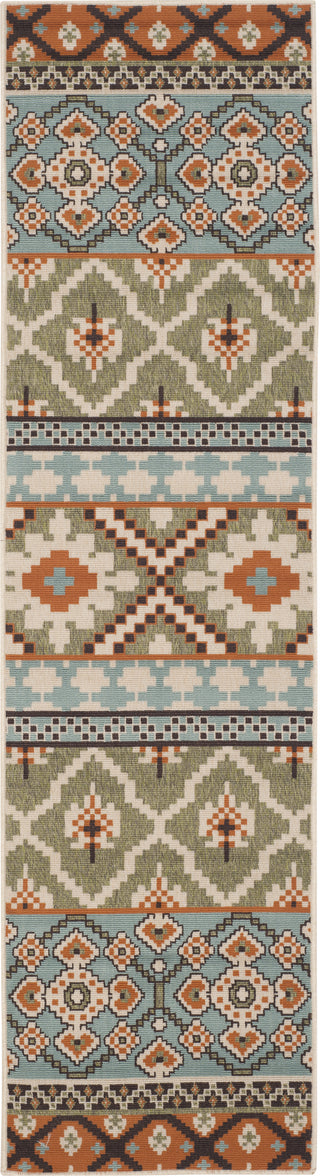 Safavieh Veranda VER097 Green/Terracotta Area Rug 