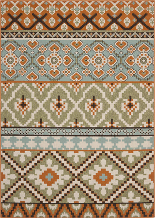 Safavieh Veranda VER097 Green/Terracotta Area Rug 