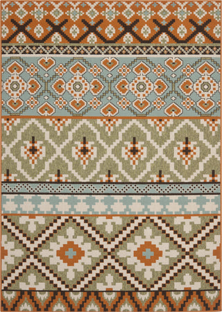 Safavieh Veranda VER097 Green/Terracotta Area Rug 