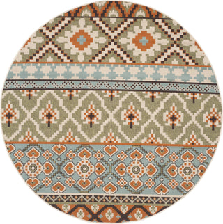 Safavieh Veranda VER097 Green/Terracotta Area Rug 