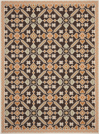 Safavieh Veranda VER098 Chocolate/Terracotta Area Rug 