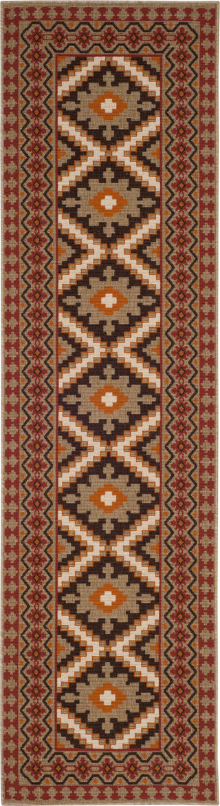 Safavieh Veranda VER099 Red/Natural Area Rug 