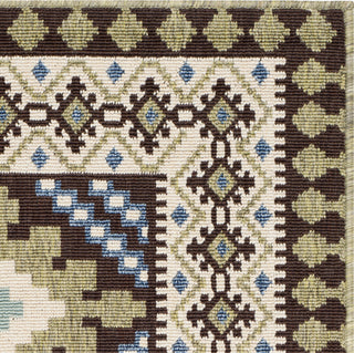 Safavieh Veranda VER099 Chocolate/Green Area Rug 