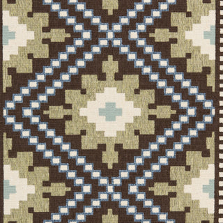 Safavieh Veranda VER099 Chocolate/Green Area Rug 