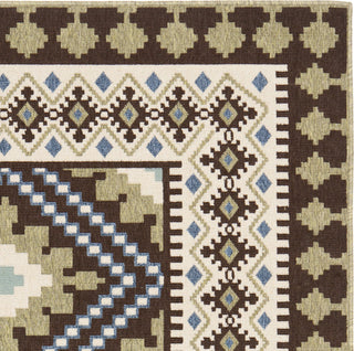 Safavieh Veranda VER099 Chocolate/Green Area Rug 