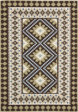 Safavieh Veranda VER099 Chocolate/Green Area Rug 