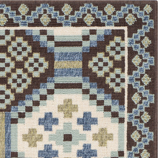 Safavieh Veranda VER100 Blue/Chocolate Area Rug 