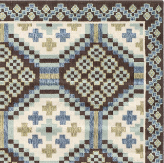 Safavieh Veranda VER100 Blue/Chocolate Area Rug 