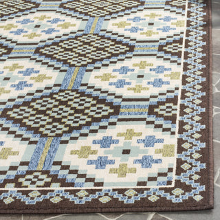 Safavieh Veranda VER100 Blue/Chocolate Area Rug 