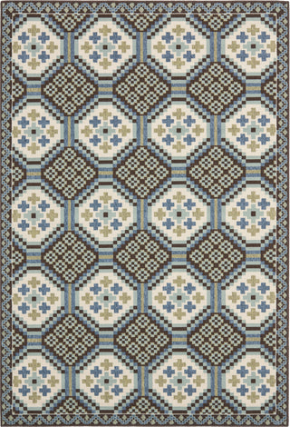 Safavieh Veranda VER100 Blue/Chocolate Area Rug 