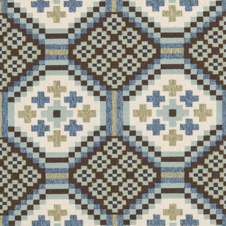 Safavieh Veranda VER100 Blue/Chocolate Area Rug 