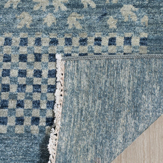 Safavieh Vineyard VIN229 Blue/Blue Area Rug Backing