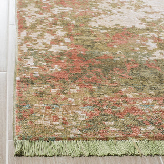 Safavieh Vineyard VIN511 Green/Orange Area Rug Detail