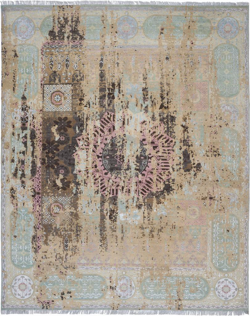 Safavieh Vineyard VIN515 Turquoise/Pink Area Rug main image