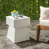 Safavieh Zen Indoor/Outdoor Mushroom Modern Concrete 181-Inch H Accent Table Ivory Furniture  Feature