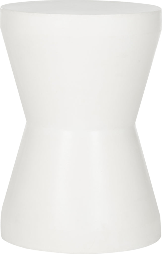 Safavieh Torre Indoor/Outdoor Modern Concrete 173-Inch H Accent Table Ivory Furniture main image