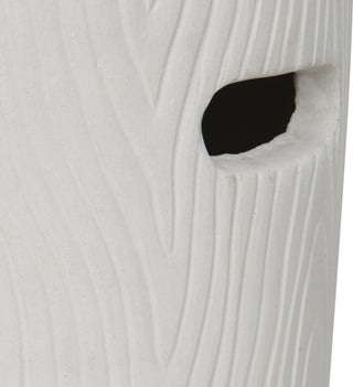 Safavieh Trunk Indoor/Outdoor Modern Concrete Round 165-Inch H Accent Table Ivory Furniture 