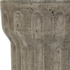 Safavieh Vesta Indoor/Outdoor Modern Concrete Round 153-Inch Dia Accent Table Dark Grey Furniture 