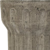 Safavieh Vesta Indoor/Outdoor Modern Concrete Round 153-Inch Dia Accent Table Dark Grey Furniture 