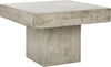Safavieh Tallen Indoor/Outdoor Modern Concrete 1575-Inch H Coffee Table Dark Grey Furniture 