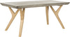 Safavieh Pacey Indoor/Outdoor Modern Concrete 1654-Inch H Coffee Table Dark Grey Furniture 