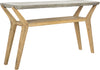 Safavieh Babette Indoor/Outdoor Modern Concrete 2953-Inch H Console Dark Grey Furniture 