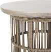 Safavieh Fane Indoor/Outdoor Modern Concrete 2323-Inch H Side Table Dark Grey Furniture 