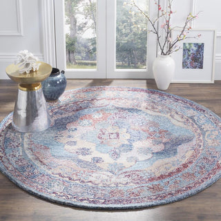 Safavieh Vintage Oushak 740 Blue Area Rug Room Scene