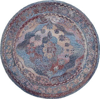 Safavieh Vintage Oushak 740 Blue Area Rug Round