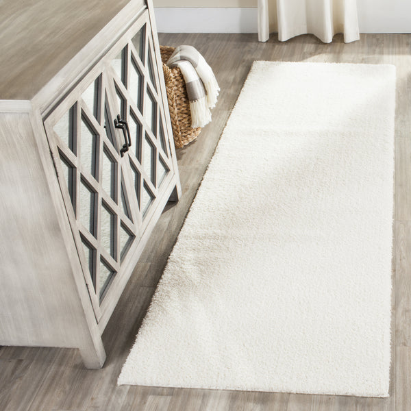Safavieh Velvet Shag VSG169C White Area Rug – Incredible Rugs and Decor