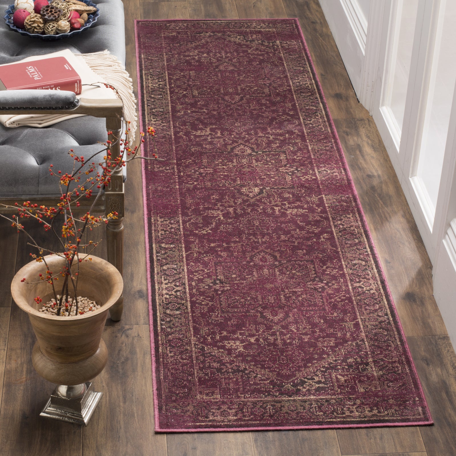 Safavieh Vintage VTG114 Raspberry Area Rug – Incredible Rugs and Decor