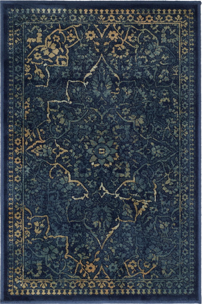 Safavieh Vintage VTG175 Blue/Yellow Area Rug main image