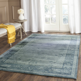 Safavieh Vintage VTG245B Light Blue/Dark Blue Area Rug  Feature