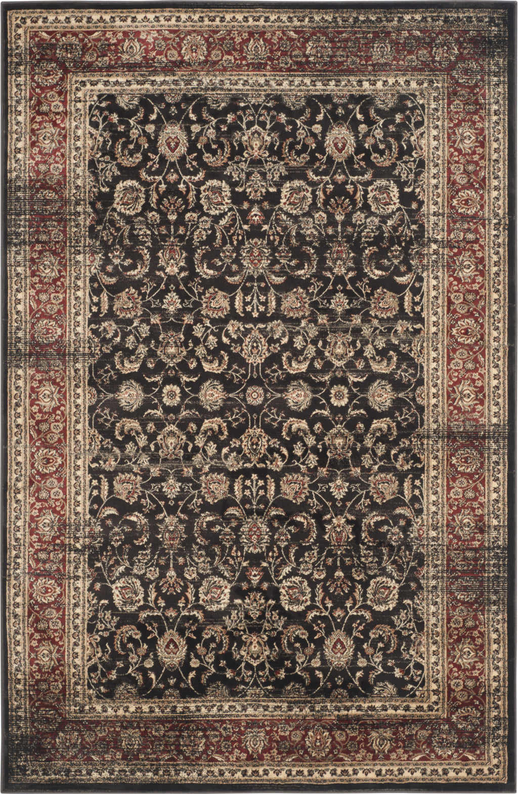 Safavieh Vintage VTG571C Black/Rust Area Rug – Incredible Rugs and Decor
