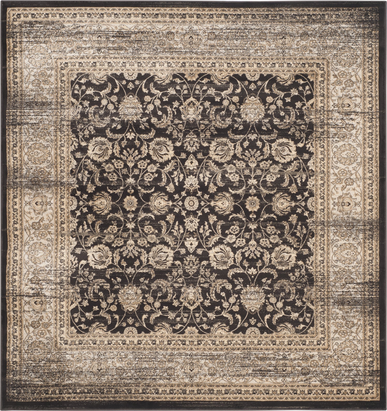 Safavieh Vintage VTG571F Black/Ivory Area Rug – Incredible Rugs and Decor