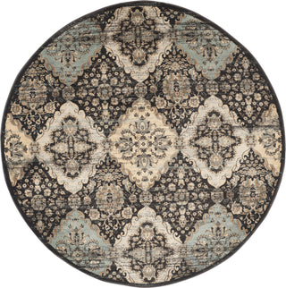 Safavieh Vintage VTG572B Black/Light Blue Area Rug 