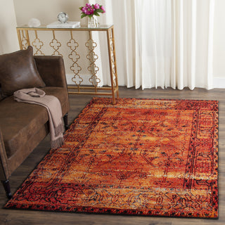 Safavieh Vintage Hamadan VTH216C Orange Area Rug  Feature