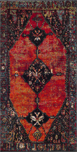 Safavieh Vintage Hamadan VTH217B Orange/Multi Area Rug 