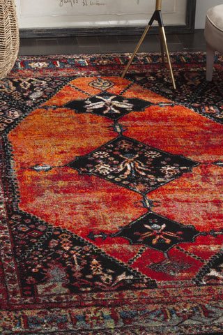 Safavieh Vintage Hamadan VTH217B Orange/Multi Area Rug 