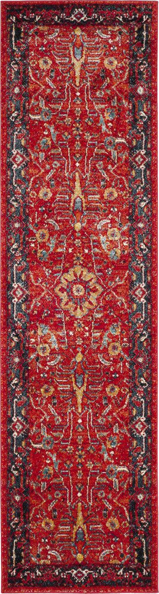 Safavieh Vintage Hamadan VTH220C Orange/Navy Area Rug 