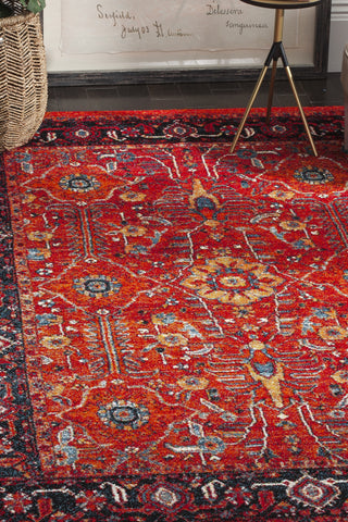 Safavieh Vintage Hamadan VTH220C Orange/Navy Area Rug 