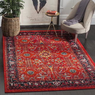 Safavieh Vintage Hamadan VTH220C Orange/Navy Area Rug  Feature