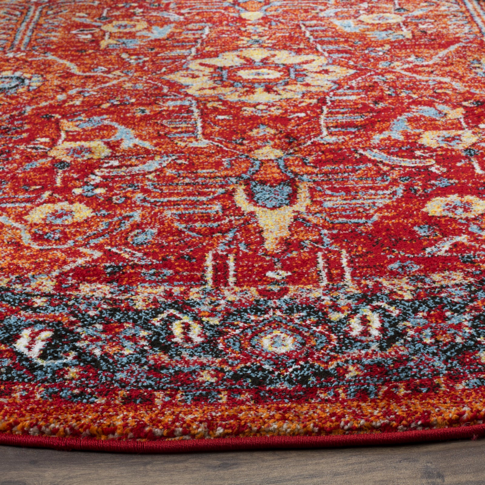 Safavieh Vintage Hamadan VTH211A Red / Multi Rug 2' 2 x 8' 0 Runner